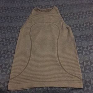 Razor back high collar LULULEMON tank. Gently used